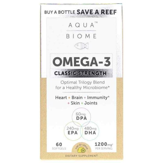 Aqua Biome Fish Oil Classic Strength, ENZ